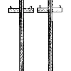 Stewart 1127 N Rural Utility Poles with Brackets - Your Source for Gaming Essentials* Online
