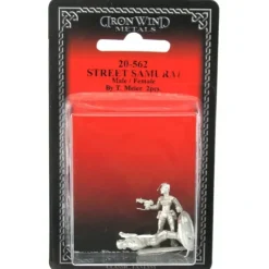 Tabletop Miniatures-Street Samurai Male and Female #20-562 Shadowrun RPG Metal Ral Partha Figure - Your Source for Gaming Essentials