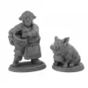 Tabletop Miniatures-Stumpy Dan McGinty and Grog Hog #30043 Reaper Legends Unpainted Plastic - Your Source for Gaming Essentials