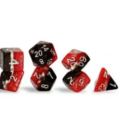 Dice>Supernova Dice 7 Piece Polyhedral DnD Dice Set - Magma - Your Source for Gaming Essentials