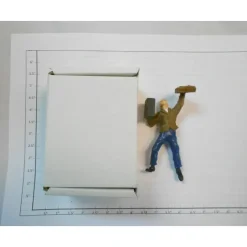 Taura Figures 10.07 White Metal Crawling Man With Luggage - Your Source for Gaming Essentials* Best