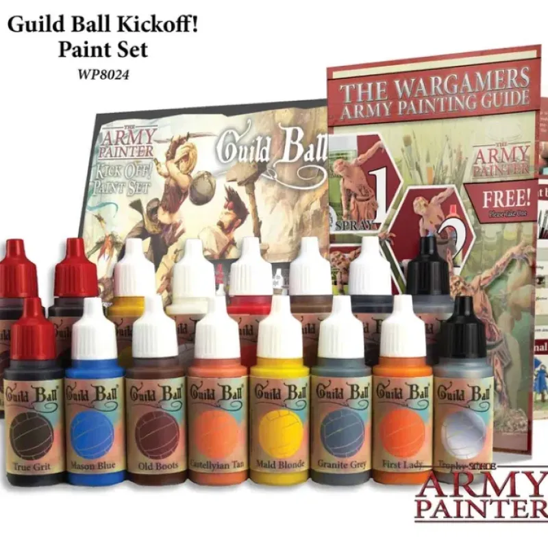 Tabletop Miniatures-The Army Painter Guild Ball - Kick Off! Paint Set - Your Source for Gaming Essentials