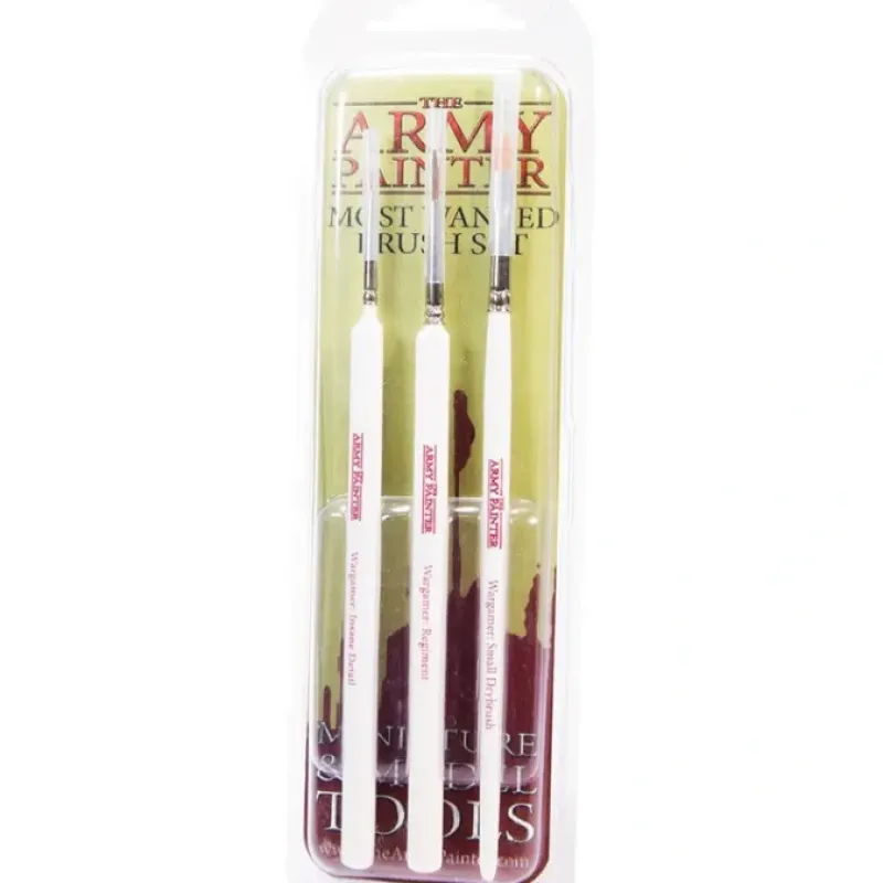 Tabletop Miniatures-The Army Painter Hobby Starter - Wargamers Most Wanted Brush Set - Your Source for Gaming Essentials
