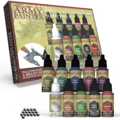 Tabletop Miniatures-The Army Painter Warpaints: Metallic Colours Paint Set - Your Source for Gaming Essentials