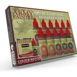 Tabletop Miniatures-The Army Painter Warpaints: Quickshade Washes Set - 11 Washes - Your Source for Gaming Essentials
