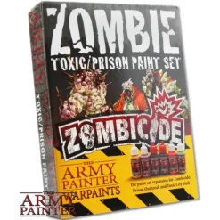 Tabletop Miniatures-The Army Painter Warpaints: Zombicide Toxic/Prison Paint Set - Your Source for Gaming Essentials