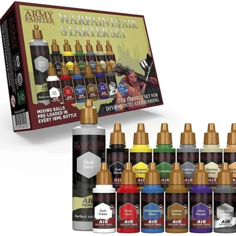 Tabletop Miniatures-The Army Painter Warpaints Air: Starter Paint Set - Your Source for Gaming Essentials