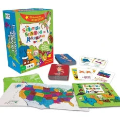 Board Games-The Scrambled States of America Game Deluxe Edition - Your Source for Gaming Essentials