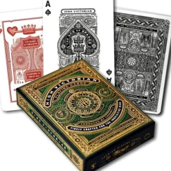 Cards-Theory11 High Victorian Playing Cards - 1 Sealed Green Deck - Your Source for Gaming Essentials