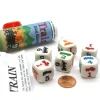 Dice>Train Dice Game 6 Dice Set with Travel Tube and Instructions - Your Source for Gaming Essentials