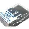 Dice-Transparent Precision Casino 3/4" Dice, 2 Pieces in Case - Blue with White Pips - Your Source for Gaming Essentials