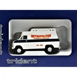 Trident Miniatures 90100 HO Metropolitan Ambulance Emergency Vehicle - Your Source for Gaming Essentials* Online