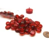 Board Games-Tube of 40 Glass Gaming Stones (12-15mm) - Crystal Red - Your Source for Gaming Essentials