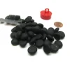 Board Games-Tube of 40 Glass Gaming Stones (12-15mm) - Black Opal Frosted - Your Source for Gaming Essentials