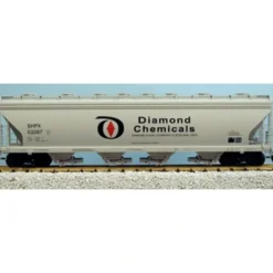 USA Trains 14123 G Diamond Plastics 4-Bay Center Flow Hopper (Metal Wheels) - Your Source for Gaming Essentials* New