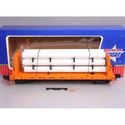 USA Trains 17606 G Illinois Central Flatcar with Pipe Load Orange - Your Source for Gaming Essentials* Clearance