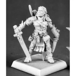 Tabletop Miniatures-Valeros, Male Iconic Fighter V2 #60035 Pathfinder Miniatures Unpainted - Your Source for Gaming Essentials