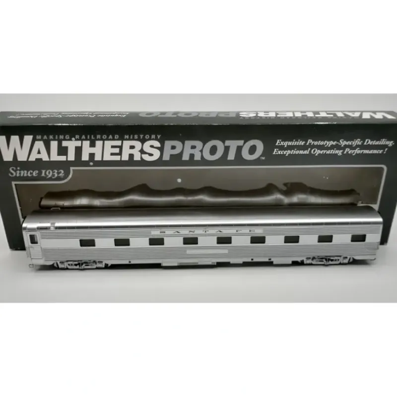 Walthers 920-9015 HO 85' Santa Fe P-S Regal Series 4-4-2 Lighted Sleeper - RTR - Your Source for Gaming Essentials Clearance