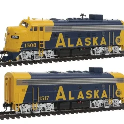 Walthers 920-47710 HO Alaska EMD F7 A-B Set with 920-48" Dynamic Fan #1500,1517 - Your Source for Gaming Essentials New