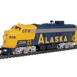 Walthers 920-47712 HO Alaska EMD F7A w/48" Dynamic Fan-Standard DC #1506 - Your Source for Gaming Essentials Store