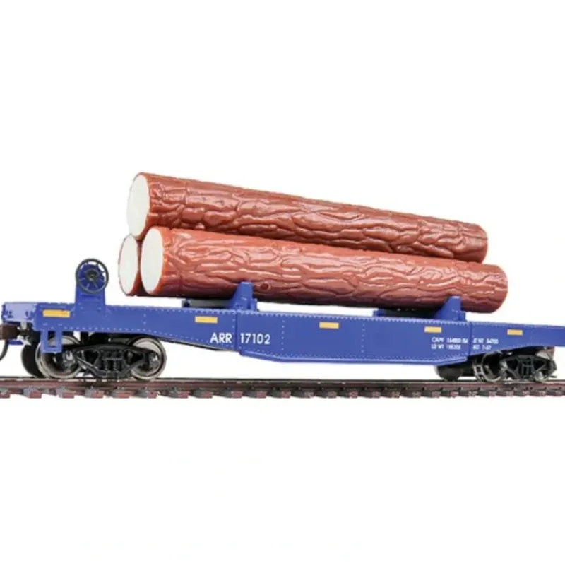 Walthers 931-1770 HO Alaska Railroad Log Dump Car w/3 Logs #17102 - Ready to Run - Your Source for Gaming Essentials Best