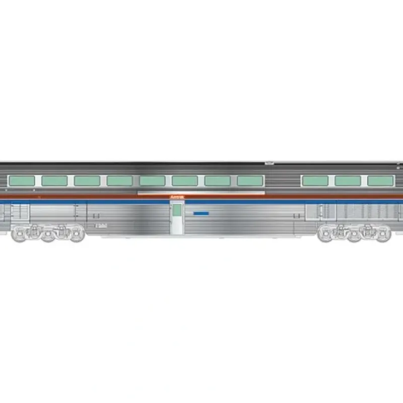 Walthers 920-13332 HO Amtrak 85' Budd Hi-Level Diner (Phase 2) - Your Source for Gaming Essentials Cheap