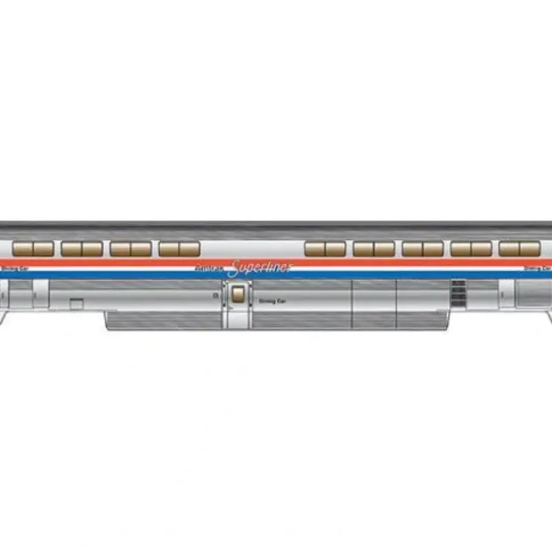 Walthers 920-11031 HO Amtrak 85' Pullman-Standard Superliner Diner Phase III - Your Source for Gaming Essentials Store