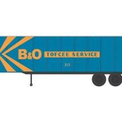 Walthers 949-2357 HO Assembled Baltimore & Ohio 32' Trailer (Set of 2) - Your Source for Gaming Essentials Discount