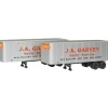 Walthers 949-2353 HO Assembled J.A. Garvey 32' Trailer (Pack of 2) - Your Source for Gaming Essentials Clearance
