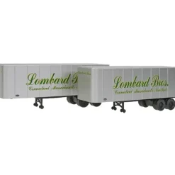 Walthers 949-2352 HO Assembled Lombard Bros. 32' Trailer (Pack of 2) - Your Source for Gaming Essentials Discount