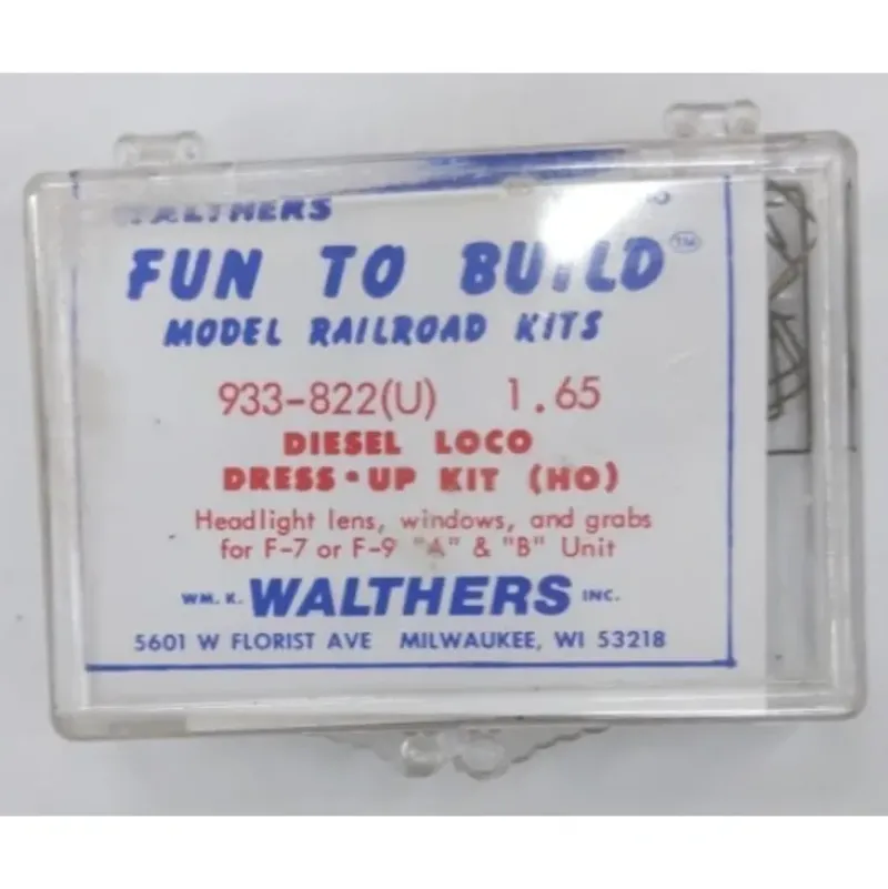 Walthers 933-822 HO Athearn F7 and F9 A/B Units Diesel Dress-Up Kit - Your Source for Gaming Essentials Clearance