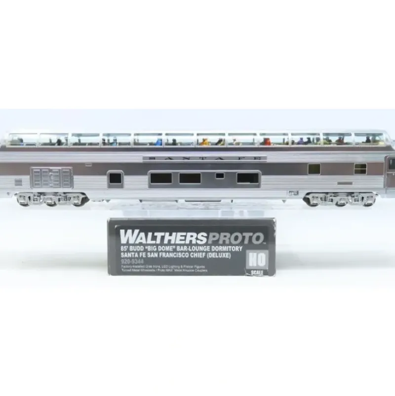 Walthers 920-9344 HO ATSF Chief 85' Budd Big Dome Bar-Lounge Dormitory - Your Source for Gaming Essentials Best