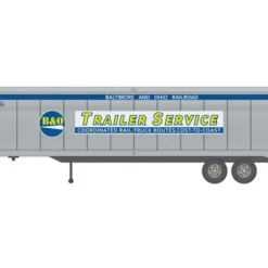 Walthers 949-2315 HO Baltimore & Ohio 40' Trailer (Pack of 2) - Your Source for Gaming Essentials Flash Sale