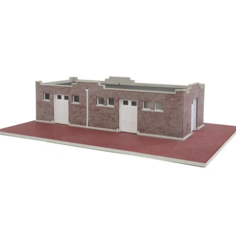Walthers 933-4056 HO Brick Mission-Style Santa Fe Freight House Kit - Your Source for Gaming Essentials Cheap