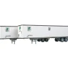Walthers 949-2203 HO Burlington Northern 45' Stoughton Trailer (Pack of 2) - Your Source for Gaming Essentials Flash Sale