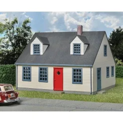 Walthers 933-3776 HO Cape Cod House Building Kit - Your Source for Gaming Essentials New