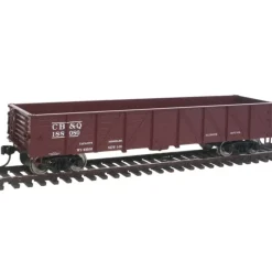 Walthers 910-5665 HO CBQ 40' 50-Ton Drop Bottom Gondola #188080 - Your Source for Gaming Essentials* Discount
