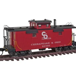 Walthers 920-103156 HO Chesapeake & Ohio 25' Wood Caboose - Ready to Run #90860 - Your Source for Gaming Essentials Discount