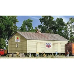 Walthers 933-3529 HO CO-OP Storage Shed on Pilings Building Kit - Your Source for Gaming Essentials Clearance