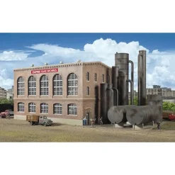 Walthers 933-2905 HO Cornerstone Series Gas Plant Empire Gas Works Structure Kit - Your Source for Gaming Essentials Online