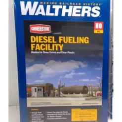 Walthers 933-2908 HO Cornerstone Series Diesel Fueling Facility Building Kit - Your Source for Gaming Essentials Hot