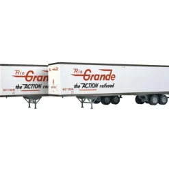 Walthers 949-2204 HO Denver & Rio Grande Western 45' Trailer (Pack of 2) - Your Source for Gaming Essentials Hot