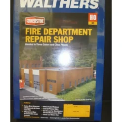 Walthers 933-3767 HO Fire Department Repair Shop Building Kit - Your Source for Gaming Essentials Store