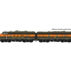 Walthers 920-47705 HO Great Northern EMD F7A-B Set - Standard DC #368C, 371B - Your Source for Gaming Essentials Cheap