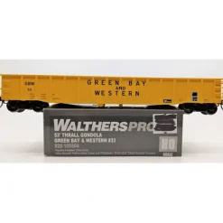 Walthers 920-105504 HO Green Bay & Western 53' Thrall Gondola - Ready to Run #33 - Your Source for Gaming Essentials Store