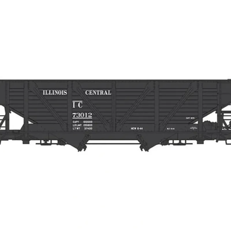 Walthers 920-105902 HO Illinois Central 34' Wood War Emergency Hopper RTR #73012 - Your Source for Gaming Essentials Discount