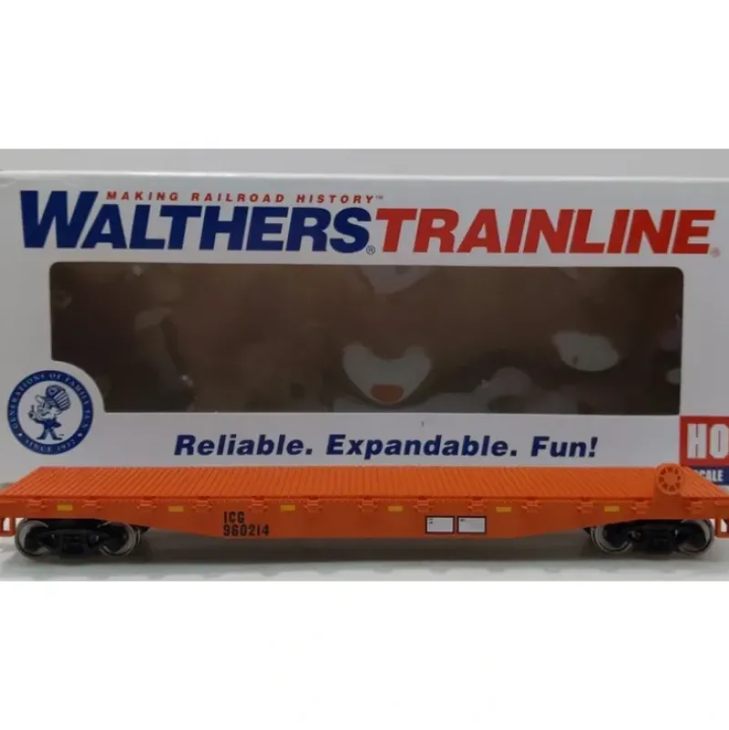Walthers 931-1606 HO Illinois Central Gulf Flatcar #960214 - Your Source for Gaming Essentials Store