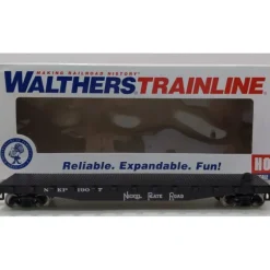 Walthers 931-1607 HO Nickel Plate Road Flatcar - Ready to Run #1907 - Your Source for Gaming Essentials Store