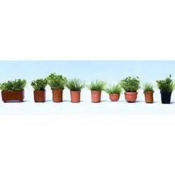 Walthers 949-1083 HO Potted Foliage Plants - Botanicals pkg(9) - Your Source for Gaming Essentials Best