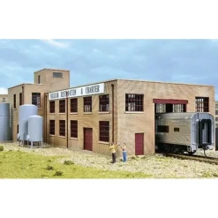 Walthers 933-4024 HO Railcar Restoration & Charter Shop Building Kit - Your Source for Gaming Essentials Clearance
